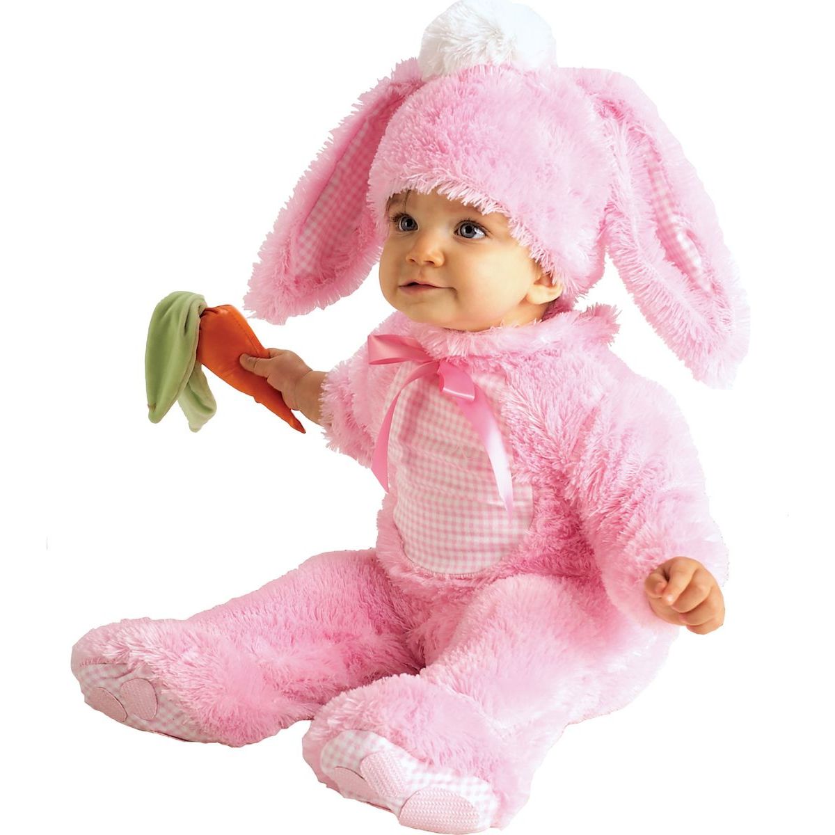 Rubie's Baby kostým - růžový králíček (6-12m)