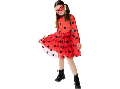 Rubie's Šaty Miraculous Beruška 110 - 128 cm  - Poškozený obal