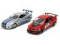 Rychle a zběsile Twin Pack 2006 Mitsubishi Lancer Evo IX + Brianův 2002 Nissan Skyline GTR R34, 1:32 Wave 2