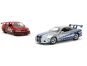 Rychle a zběsile Twin Pack 2006 Mitsubishi Lancer Evo IX + Brianův 2002 Nissan Skyline GTR R34, 1:32 Wave 4