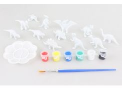 Sada 3D malovacích dinosaurů