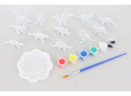 Sada 3D malovacích dinosaurů