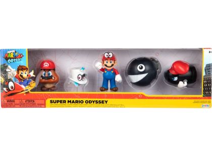 Sada 5 figurek Mario Odyssey