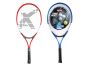 Sada badminton pálky 2ks + míček 2ks 65 cm 2 barvy v pouzdře 2