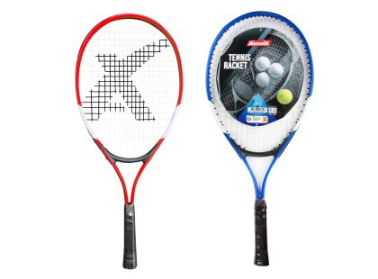 Sada badminton pálky 2ks + míček 2ks 65 cm 2 barvy v pouzdře