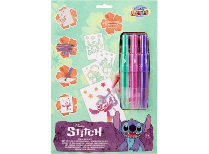 Sada malování s foukcímí fixami Stitch A4