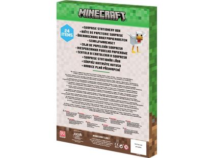 Sada překvapení Pixie Crew & Minecraft 24 kusů, školní potřeby