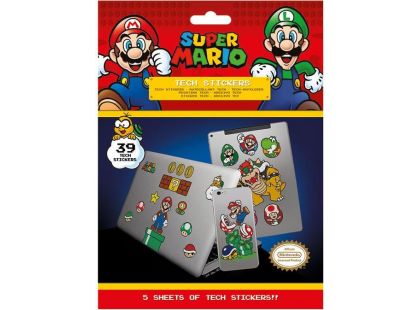 Sada Samolepek Super Mario