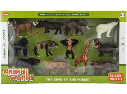 Sada zvířátek safari ZOO 12ks
