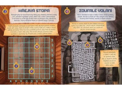 Samolepková únikovka Strašidelný hrad