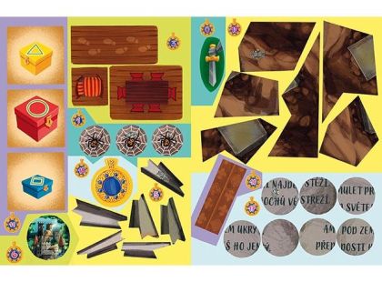 Samolepková únikovka Strašidelný hrad