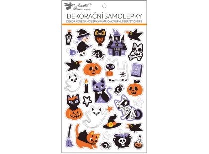 Samolepky Halloween kočky 14,5 x 25 cm
