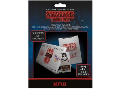 Samolepky Stranger Things, sada 37 ks