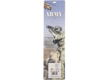 Samopal Army jiskřící  na setrvačník 62 cm