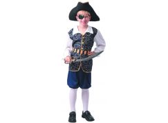 Šaty na karneval 9586 pirát 120 - 130 cm