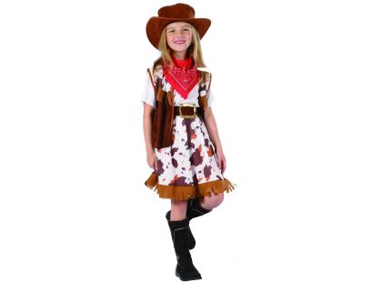 Made Dětský kostým Kovbojská dívka 120 - 130 cm