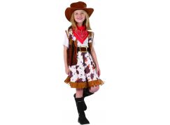 Made Dětský kostým Kovbojská dívka 120 - 130 cm
