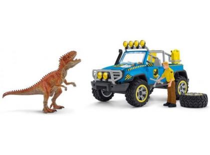 Schleich 41464 Terénní vůz s venkovním výběhem pro dinosaura Schleich 41464 Terénní vůz s venkovním výběhem pro dinosaura