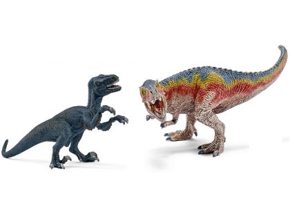 Schleich 42216 T-Rex a Velociraptor