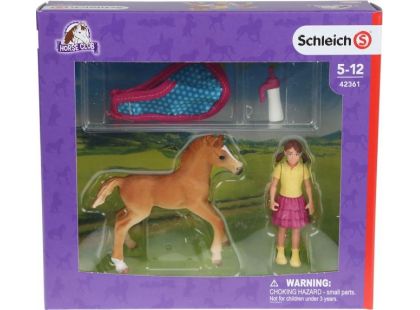 Schleich 42361 Hříbě s přikrývkou - Poškozený obal