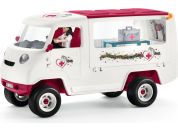Schleich 42439 Mobilní veterinární klinika s klisnou a ošetřovatelem, new - Poškozený obal