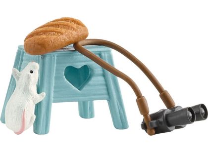 Schleich 424867 Návštěva lékaře u klisny a hříběte - Poškozený obal