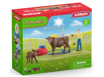 Schleich 42529 Mycí stanice pro krávy