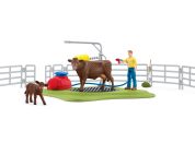 Schleich 42529 Mycí stanice pro krávy