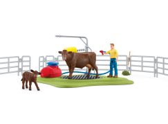 Schleich 42529 Mycí stanice pro krávy