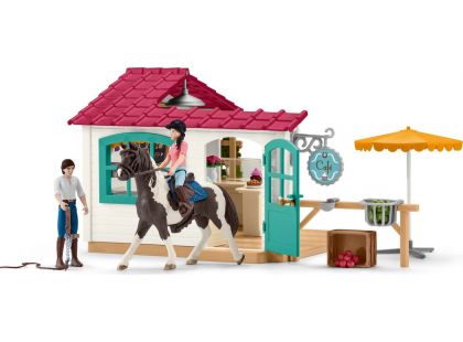 Schleich 42592 Kavárna pro jezdce - Poškozený obal