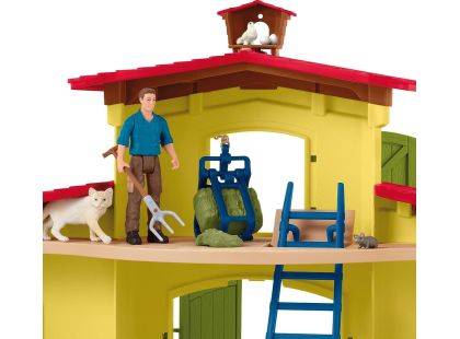 Schleich 42605 Velká farma se zvířátky a příslušenstvím - Poškozený obal
