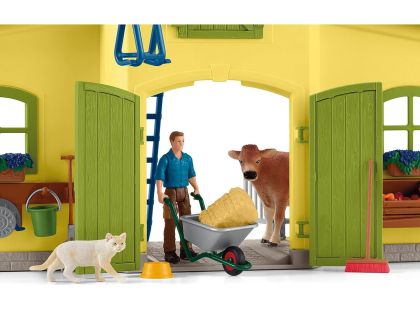 Schleich 42605 Velká farma se zvířátky a příslušenstvím - Poškozený obal