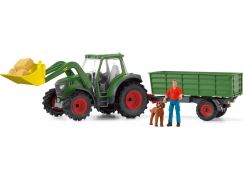 Schleich 42608 Traktor s přívěsem