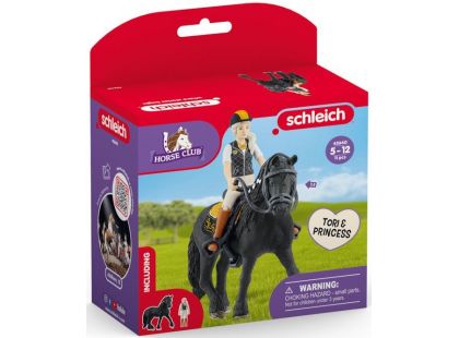 Schleich 42640 Blondýna Tori a kůň Princess