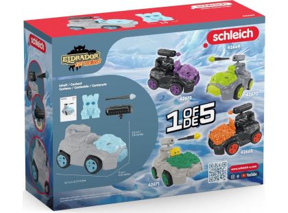 Schleich 42669 Ledový crashMobile s figurkami Mini Creature