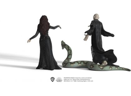 Schleich 42684 Harry Potter Lord Voldemort, Nagini a Bellatrix Lestrangeová