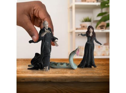 Schleich 42684 Harry Potter Lord Voldemort, Nagini a Bellatrix Lestrangeová