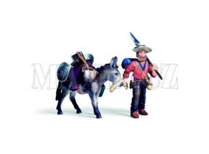 Schleich 70310 Zlatokop s oslem