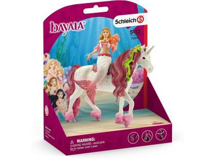 Schleich 70593 Mořská panna Feya na podvodním jednorožci - Poškozený obal