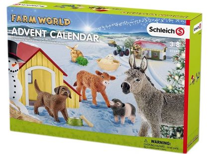 Schleich 97448 Adventní kalendář Domácí zvířata