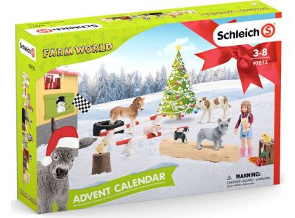 Schleich 97873 Adventní kalendář 2019 - Domácí zvířata