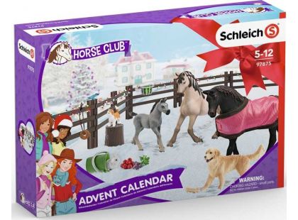 Schleich 97875 Adventní kalendář 2019 - Koně - Poškozený obal