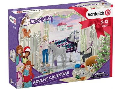 Schleich 98269 Adventní kalendář 2020 - Koně - Poškozený obal