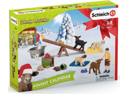 Schleich 98271 Adventní kalendář 2021 Domácí zvířata
