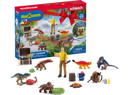 Schleich 98984 Adventní kalendář Dinosauři - Poškozený obal