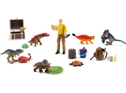 Schleich 98984 Adventní kalendář Dinosauři - Poškozený obal