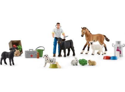 Schleich Adventní kalendář Domácí zvířata - Poškozený obal