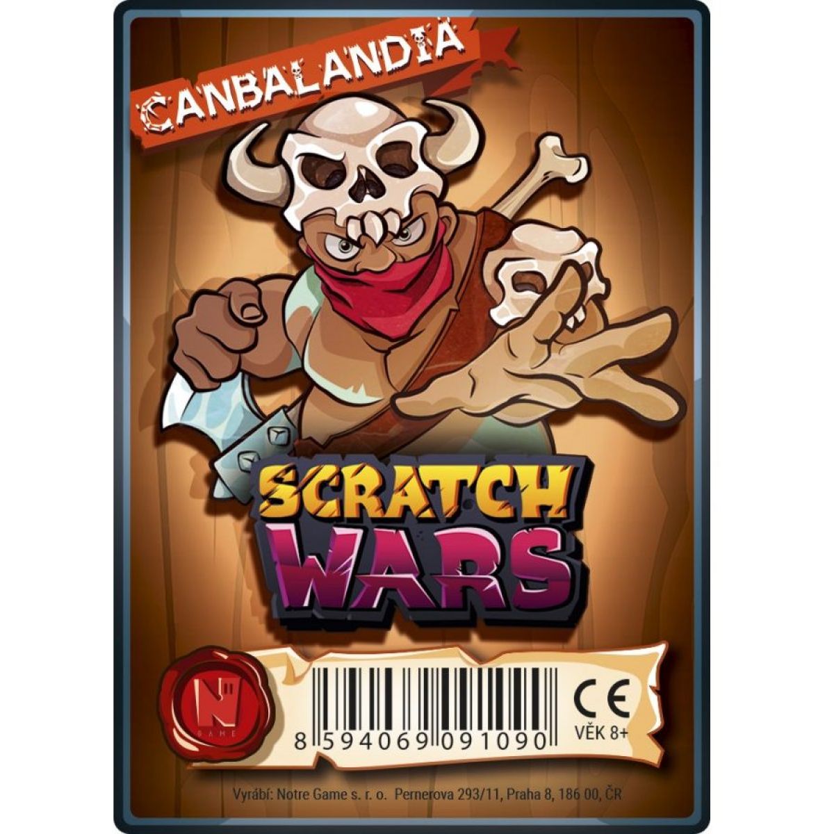 Scratch Wars Karta hrdiny Canbalandia