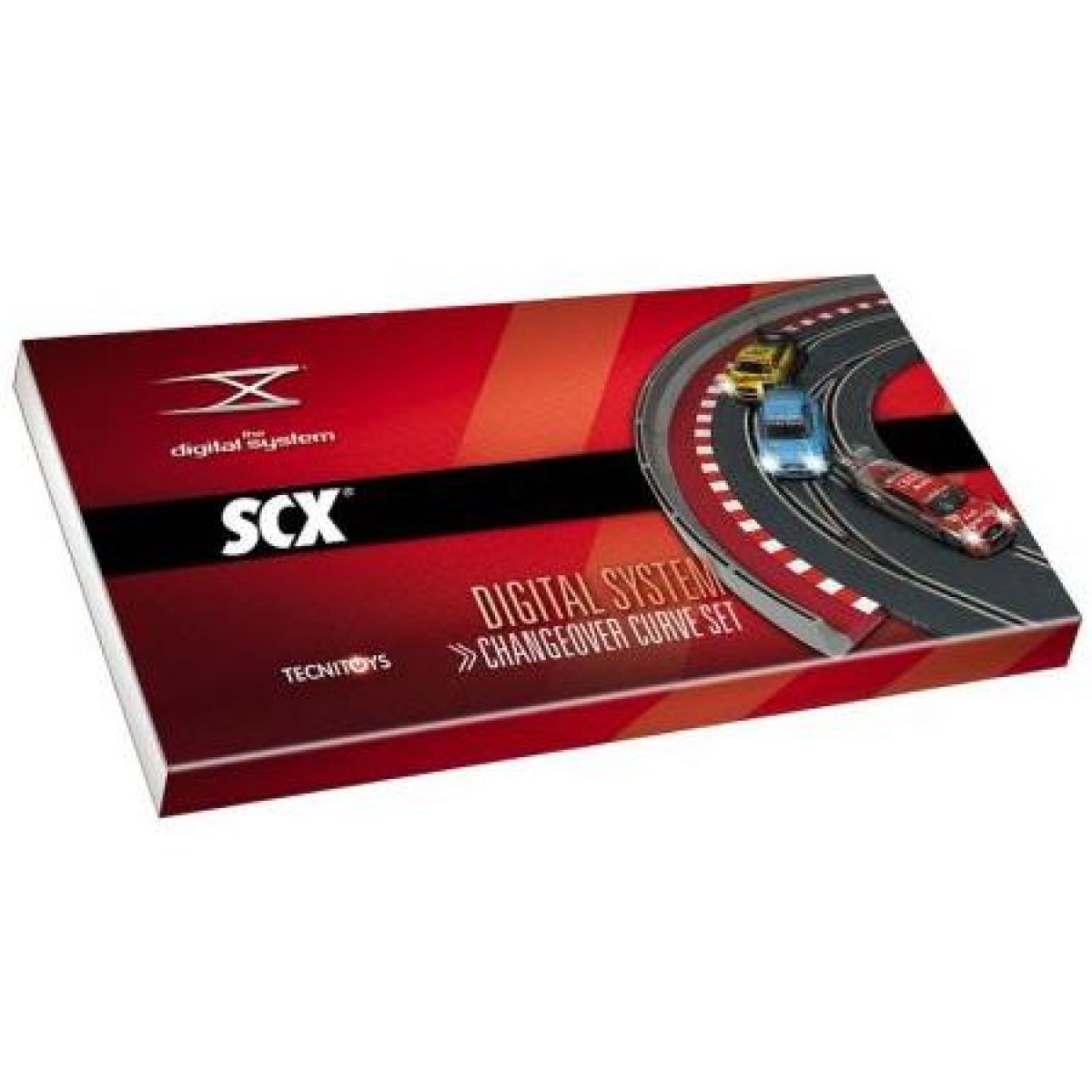 SCX Digital System - Zatáčka s obousměrnou výhybkou