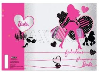 Sešit A5 linkovaný Barbie